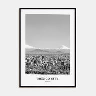 Mexico City Portrait B&W No 3 Poster
