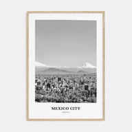 Mexico City Portrait B&W No 3 Poster