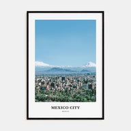 Mexico City Portrait Color No 2 Poster