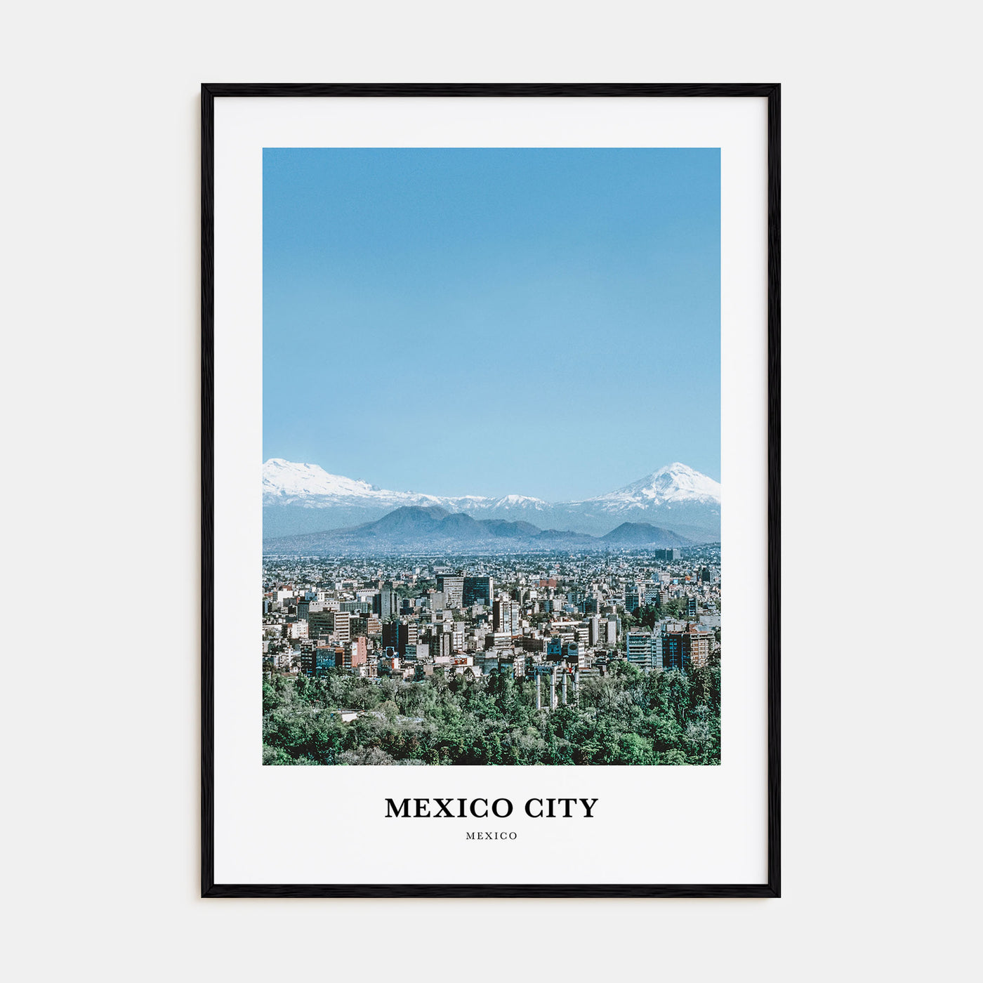 Mexico City Portrait Color No 2 Poster