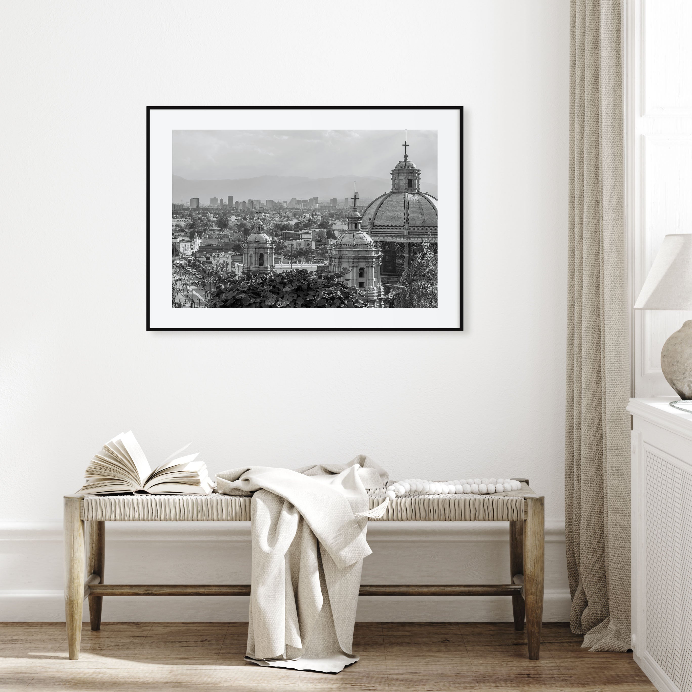 Mexico Landscape B&W Poster