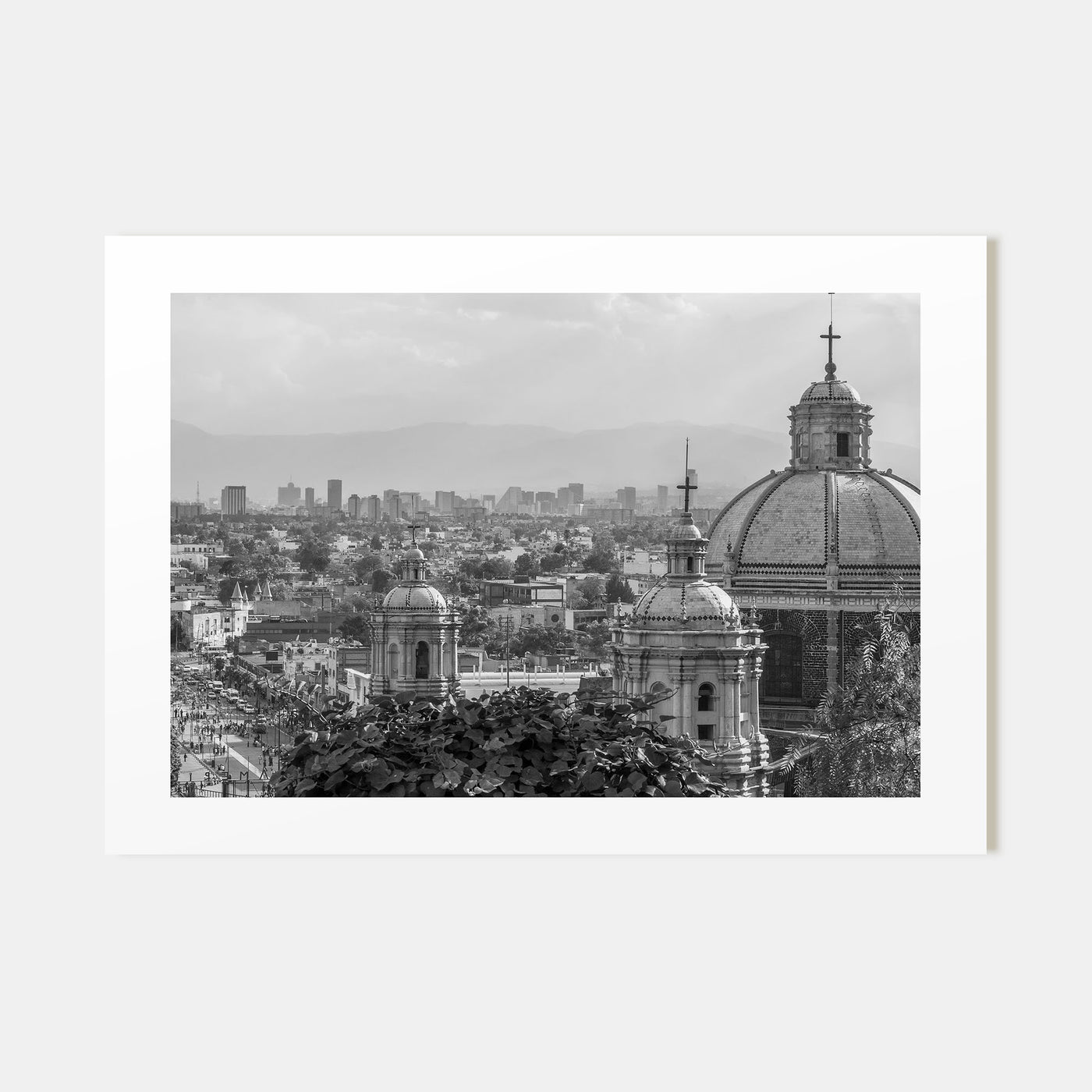 Mexico Landscape B&W Poster