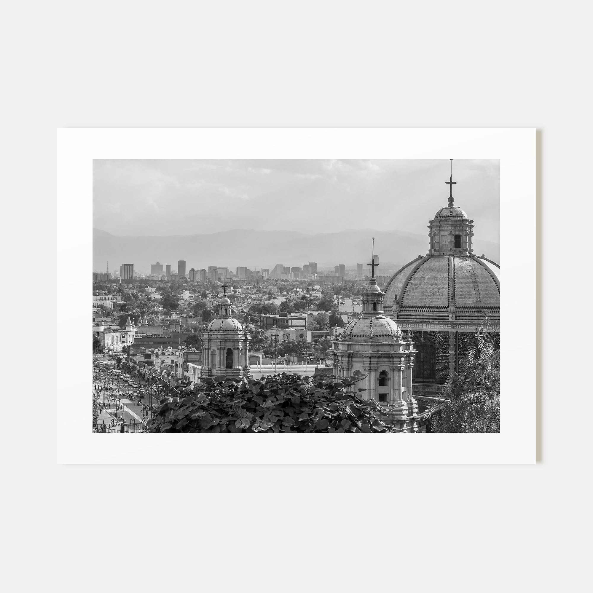Mexico Landscape B&W Poster