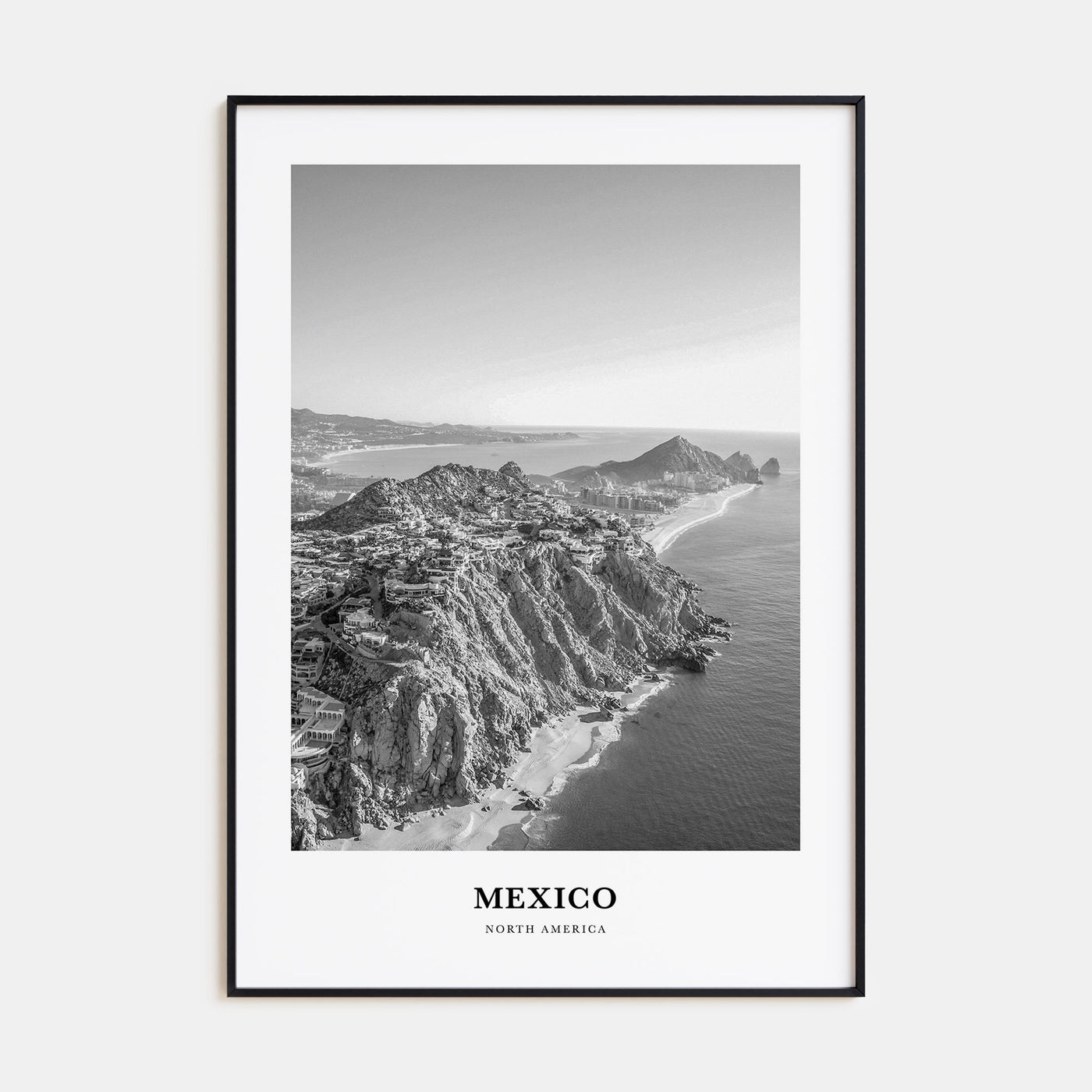 Mexico Portrait B&W No 2 Poster