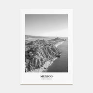 Mexico Portrait B&W No 2 Poster
