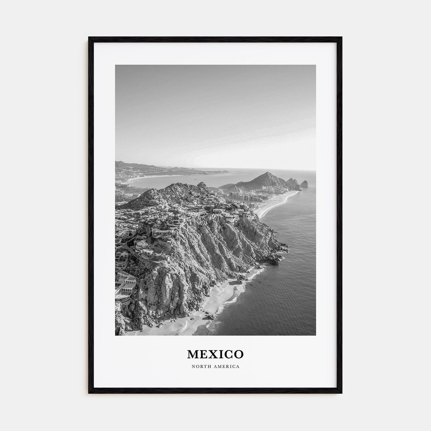 Mexico Portrait B&W No 2 Poster