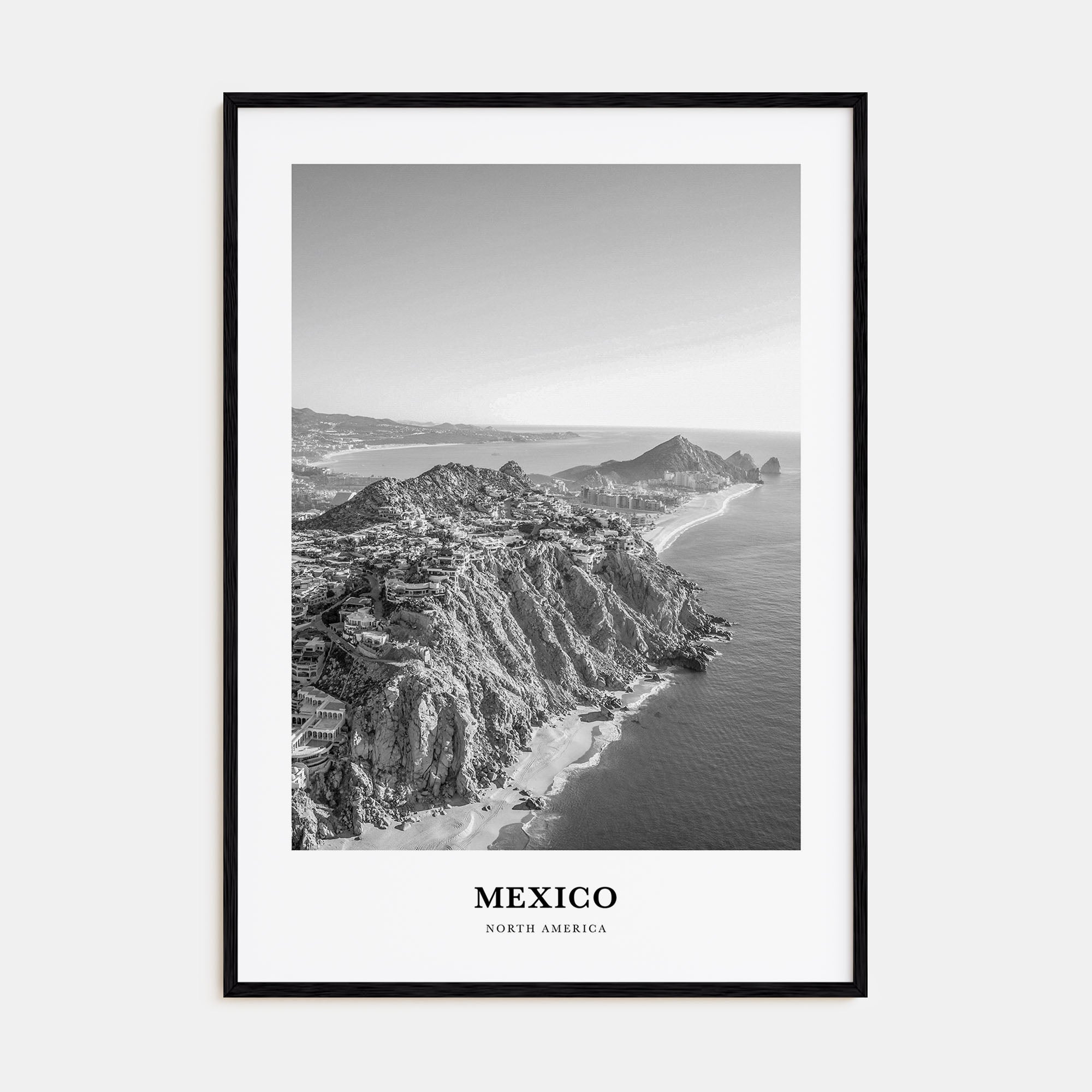Mexico Portrait B&W No 2 Poster