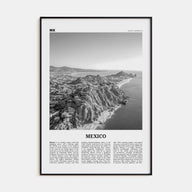 Mexico Travel B&W No 2 Poster