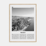 Mexico Travel B&W No 2 Poster