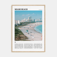 Miami Beach Travel Color Poster
