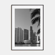 Miami Photo B&W No 1 Poster