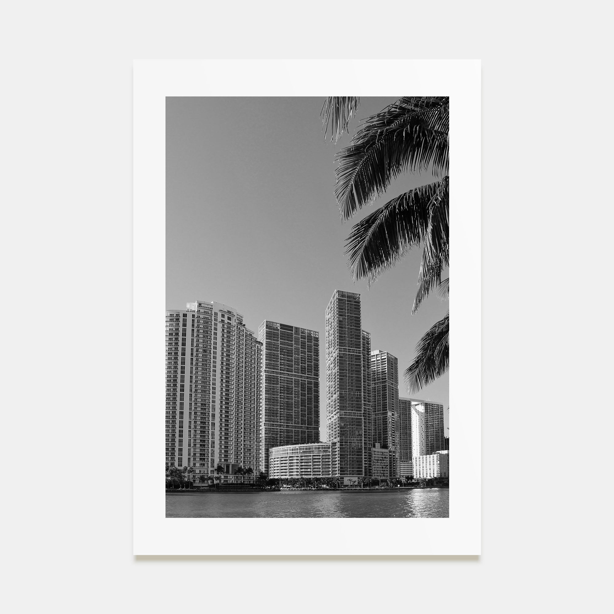 Miami Photo B&W No 1 Poster