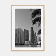 Miami Photo B&W No 1 Poster