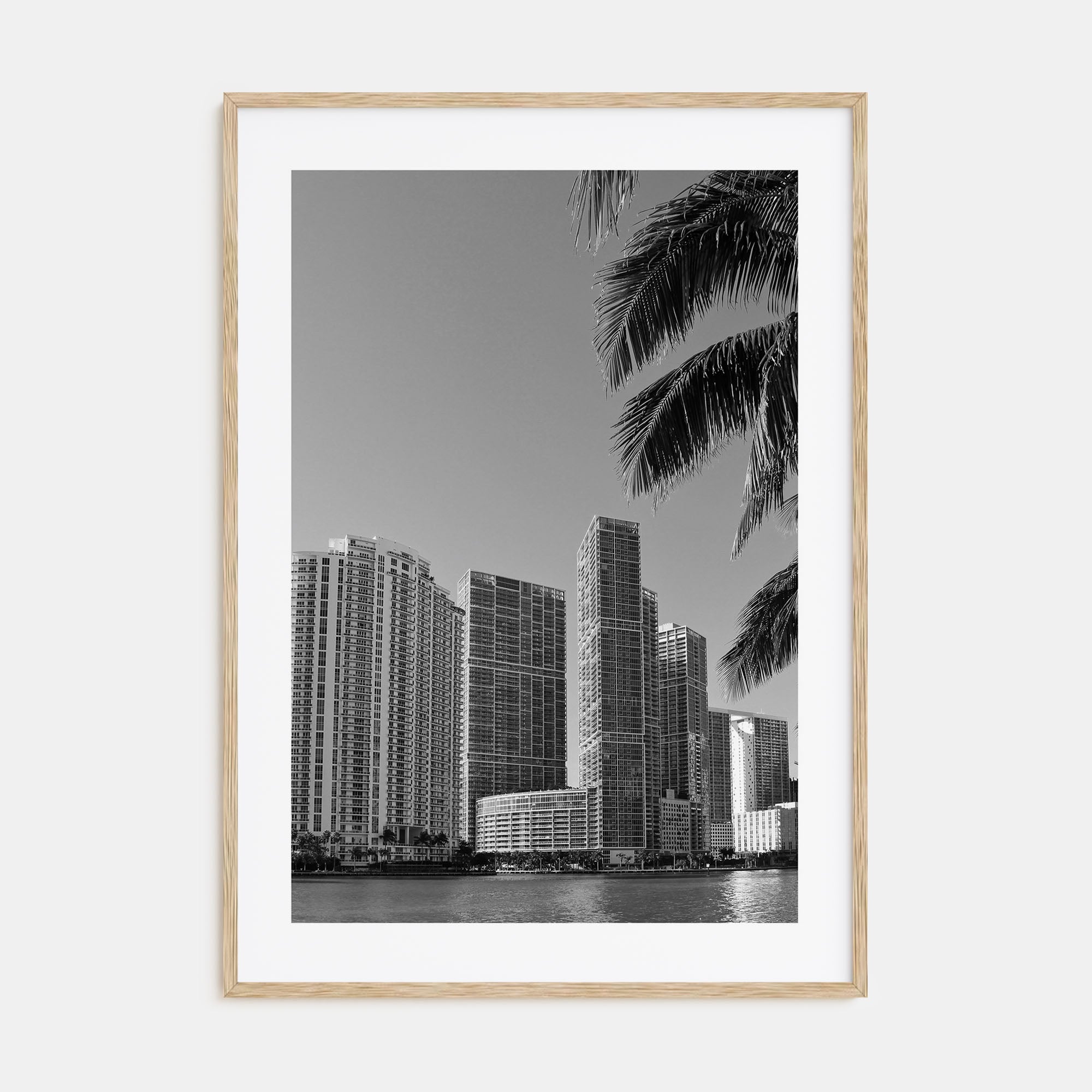 Miami Photo B&W No 1 Poster
