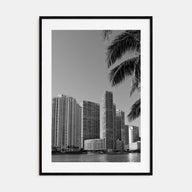 Miami Photo B&W No 1 Poster