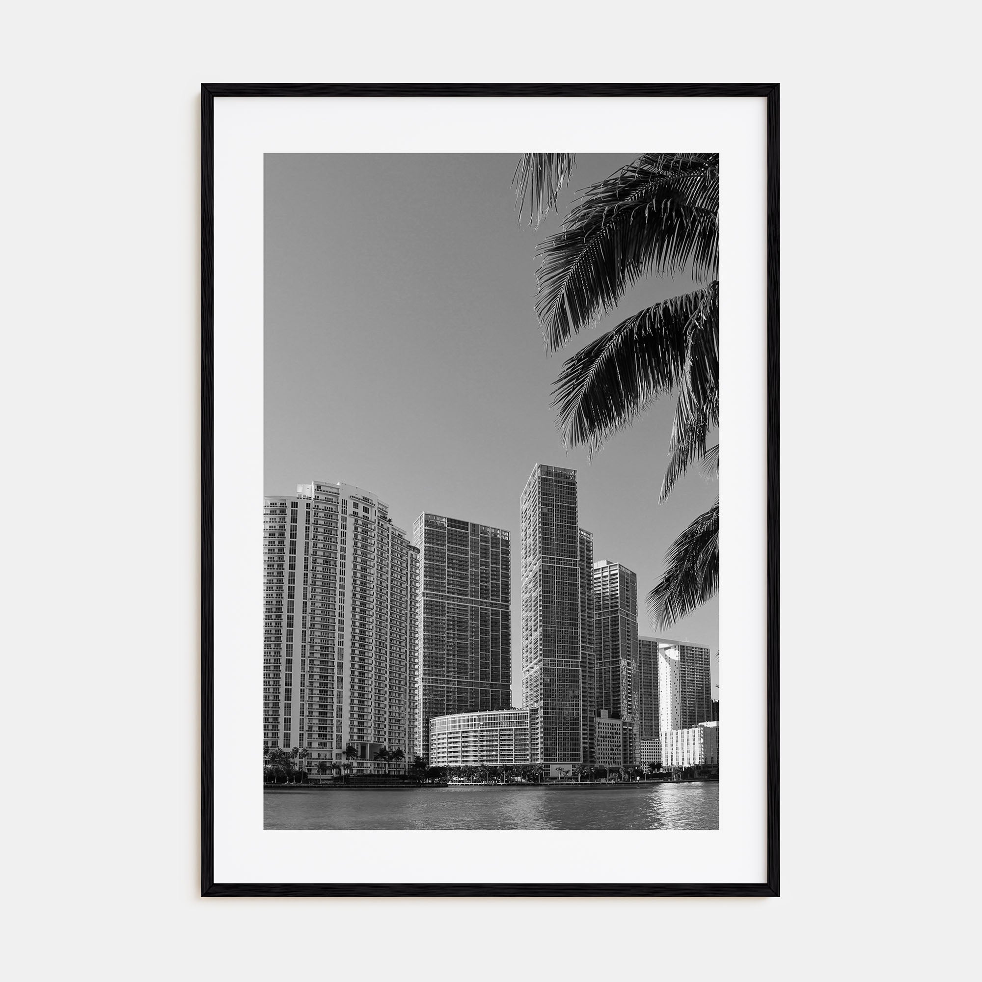 Miami Photo B&W No 1 Poster