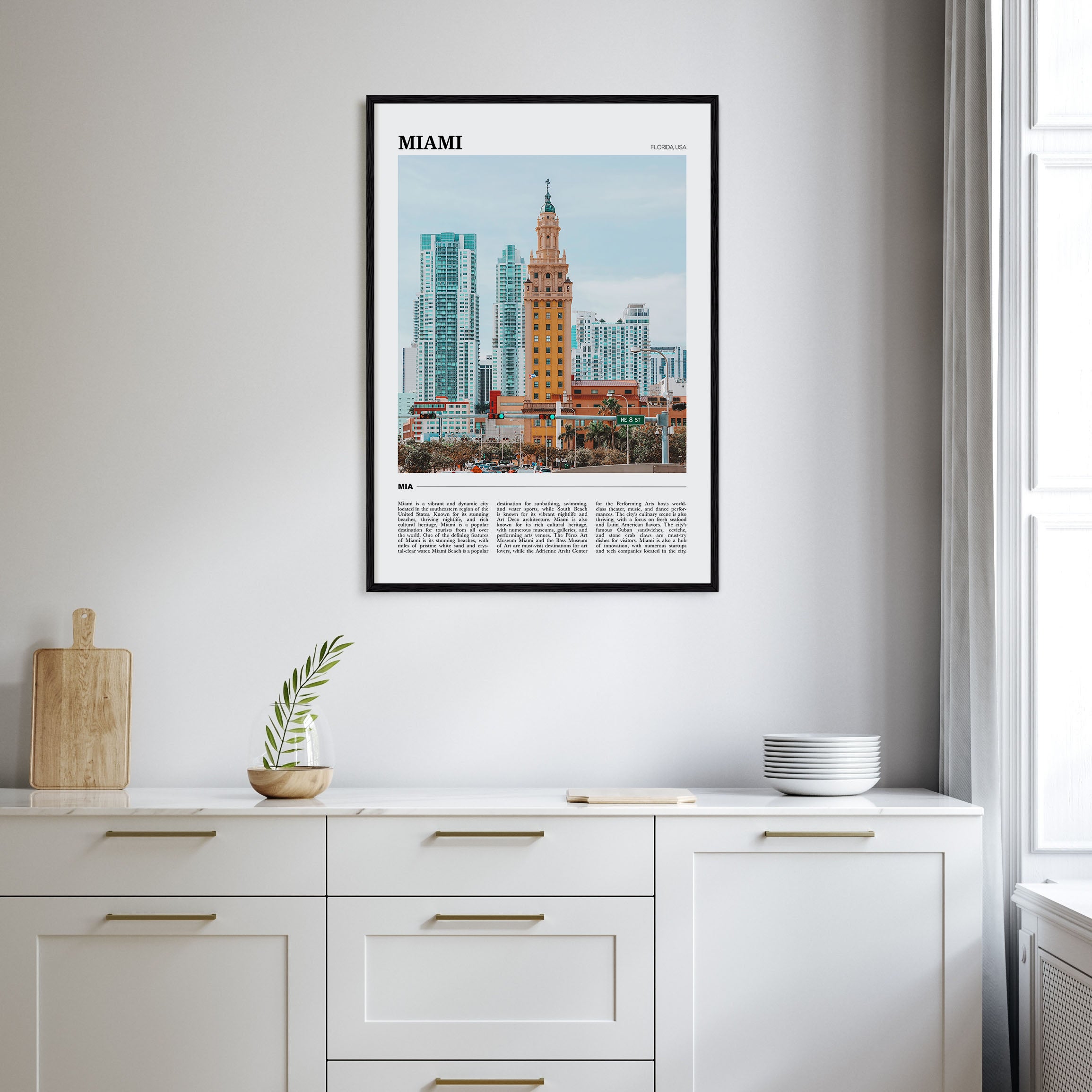 Miami Travel Color No 2 Poster