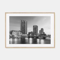 Michigan Landscape B&W Poster