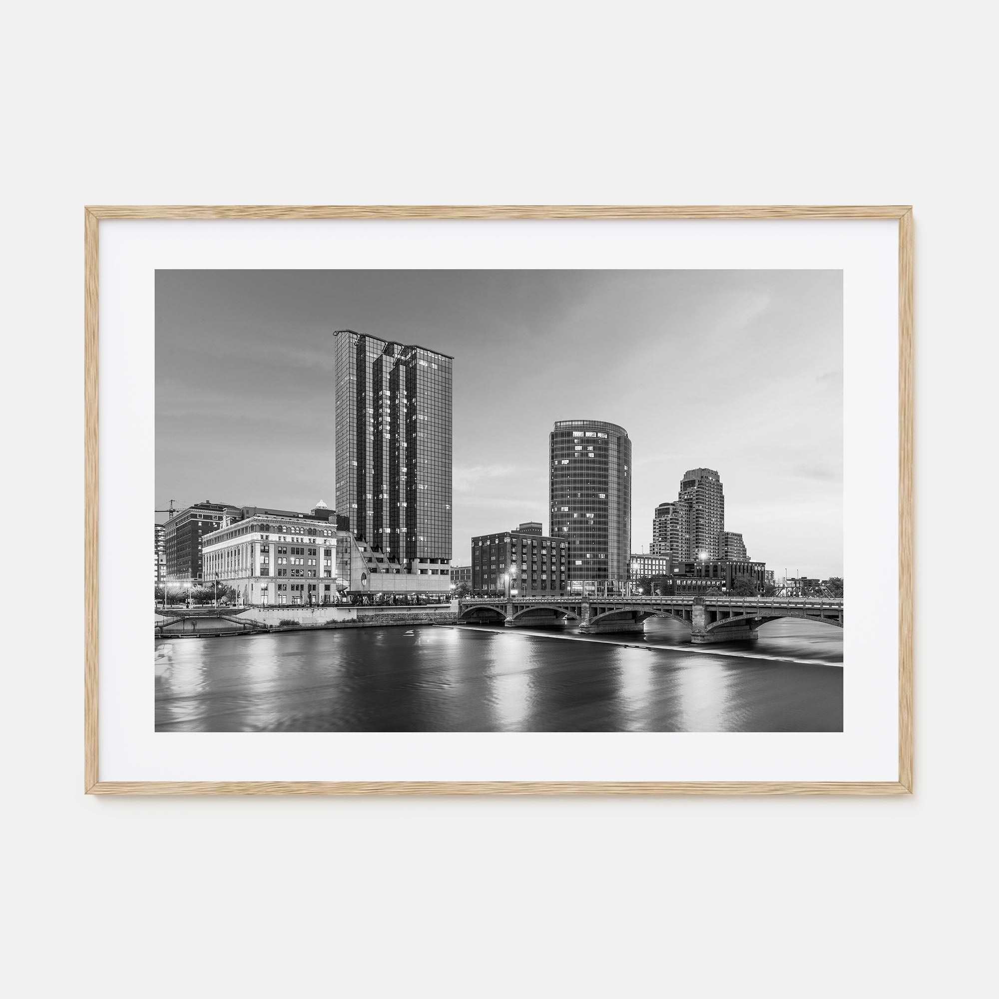 Michigan Landscape B&W Poster