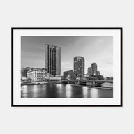 Michigan Landscape B&W Poster