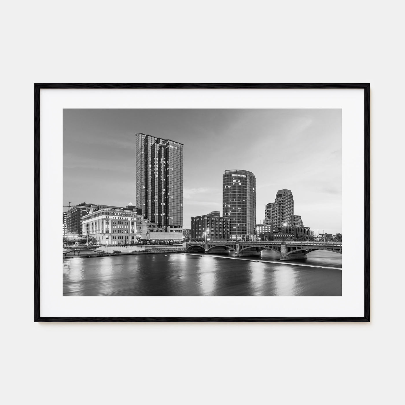 Michigan Landscape B&W Poster