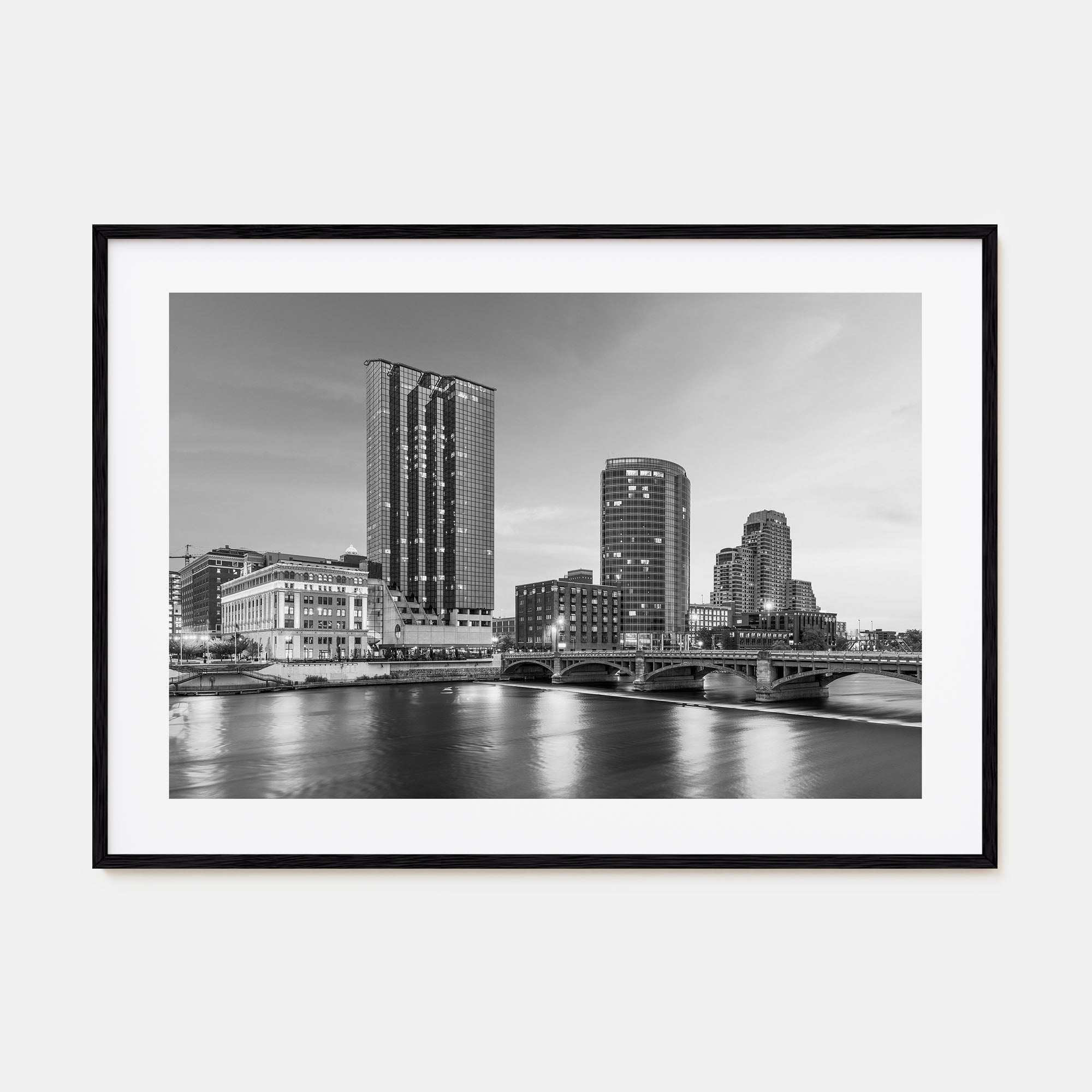Michigan Landscape B&W Poster