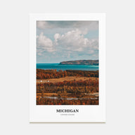 Michigan Portrait Color No 2 Poster