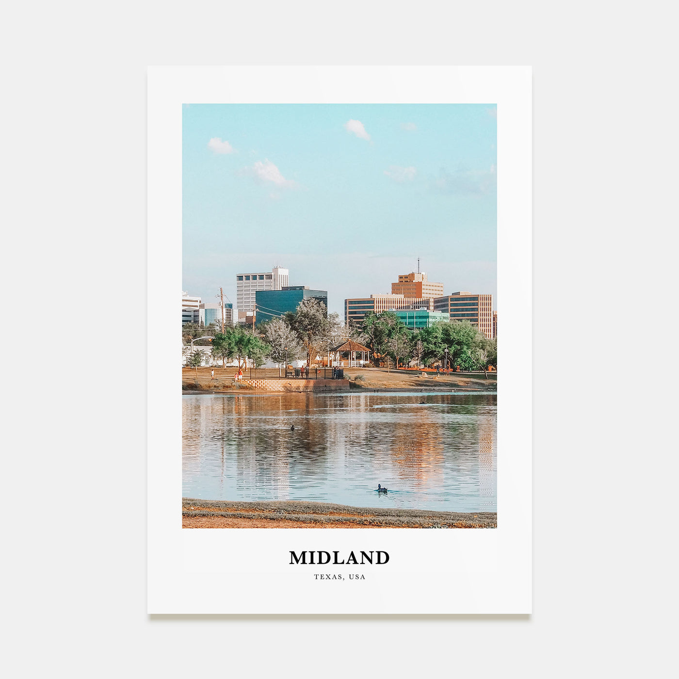 Midland Portrait Color Poster