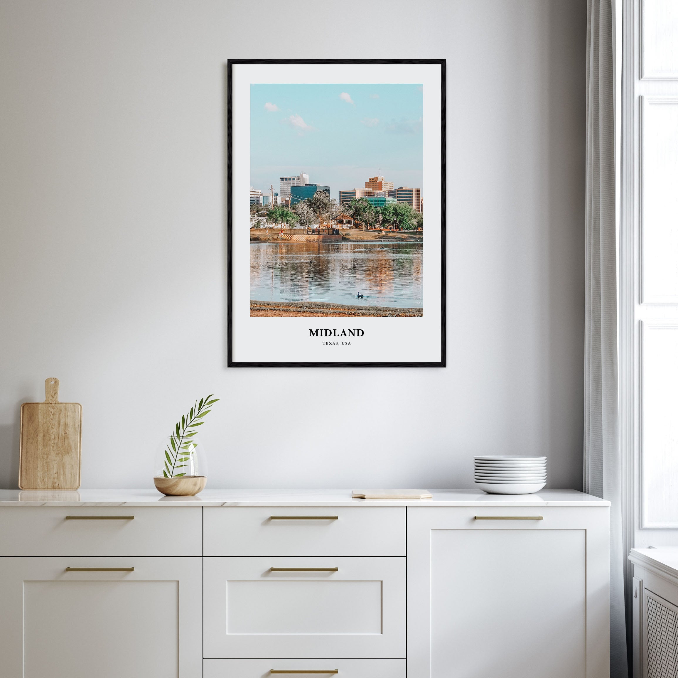 Midland Portrait Color Poster