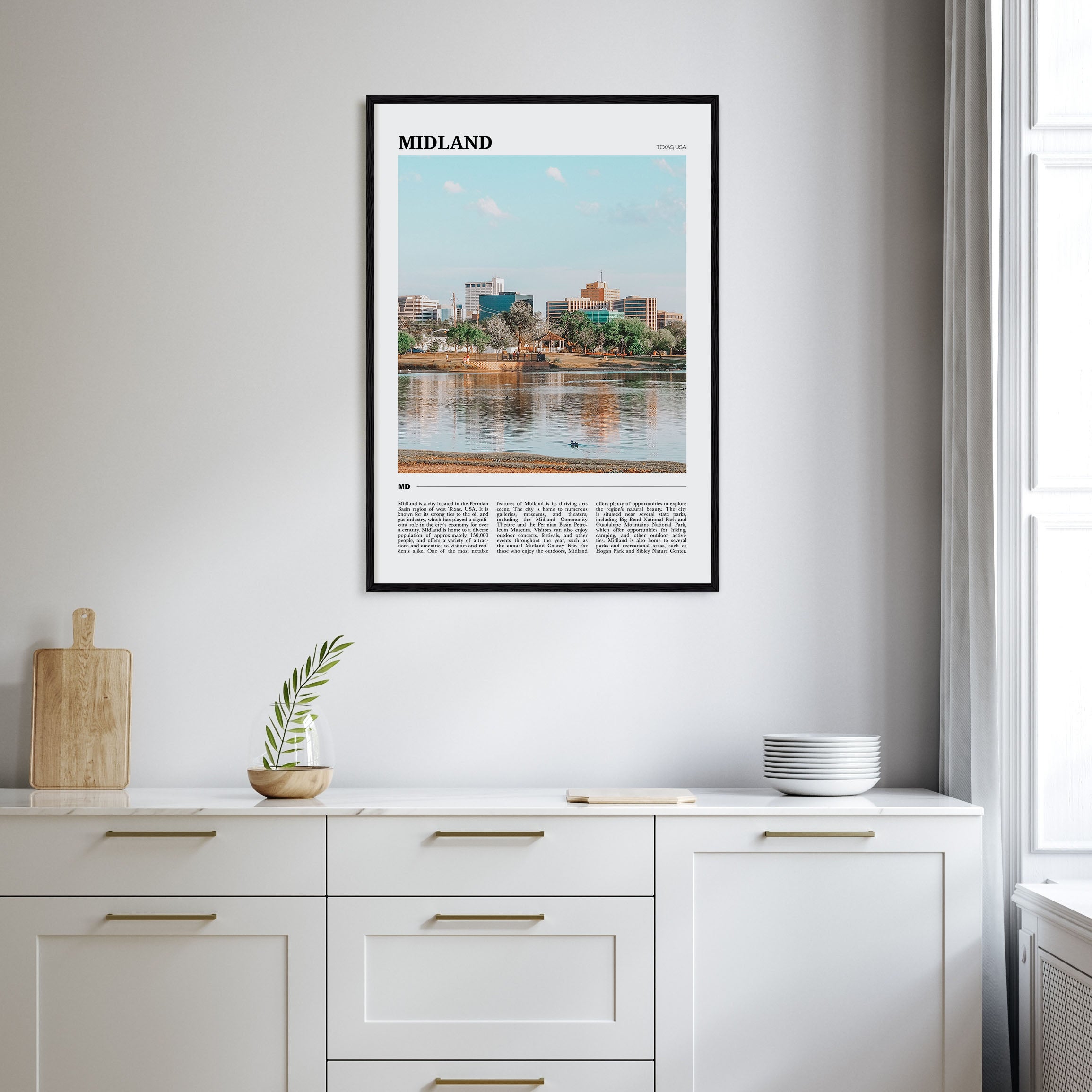 Midland Travel Color Poster