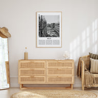 Milan Travel B&W No 1 Poster
