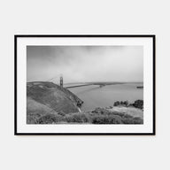 Mill Valley Landscape B&W Poster