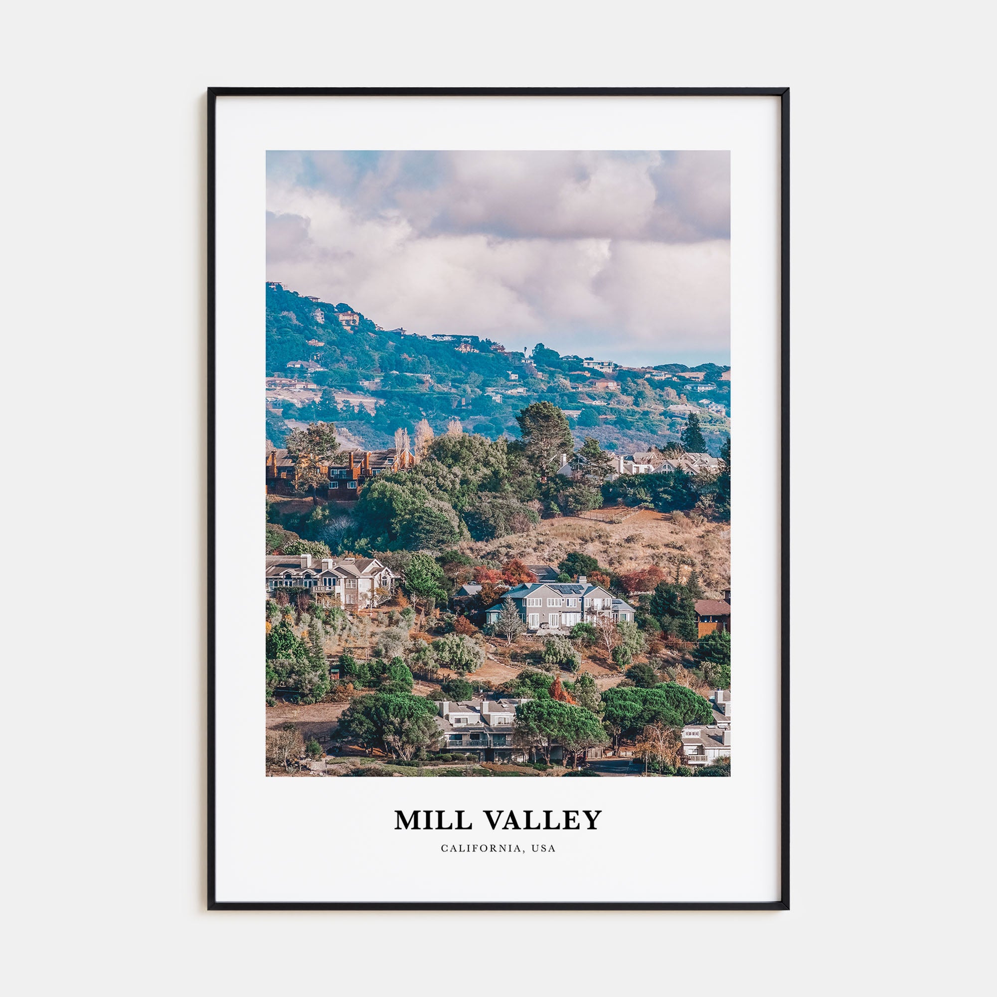 Mill Valley Portrait Color Poster