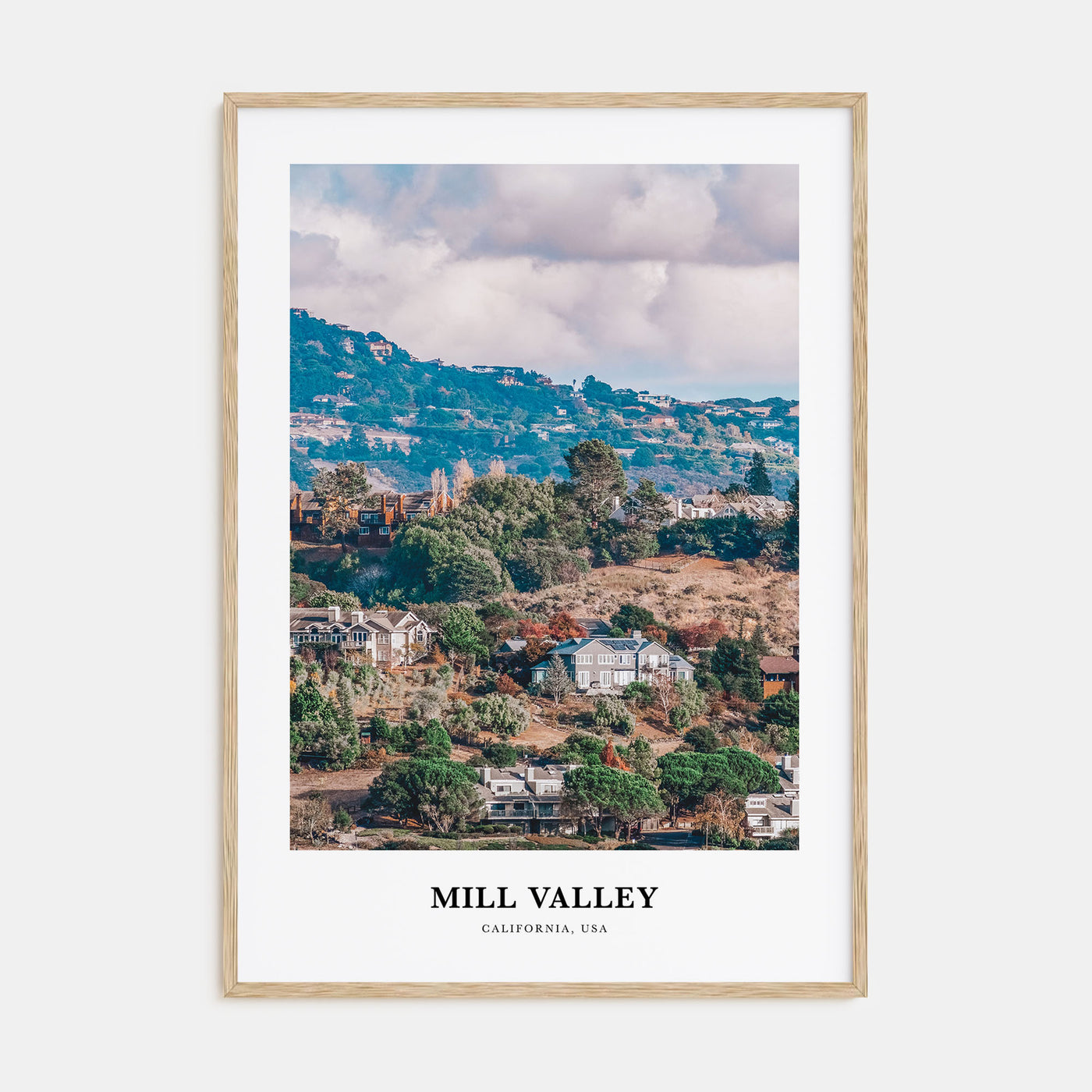Mill Valley Portrait Color Poster