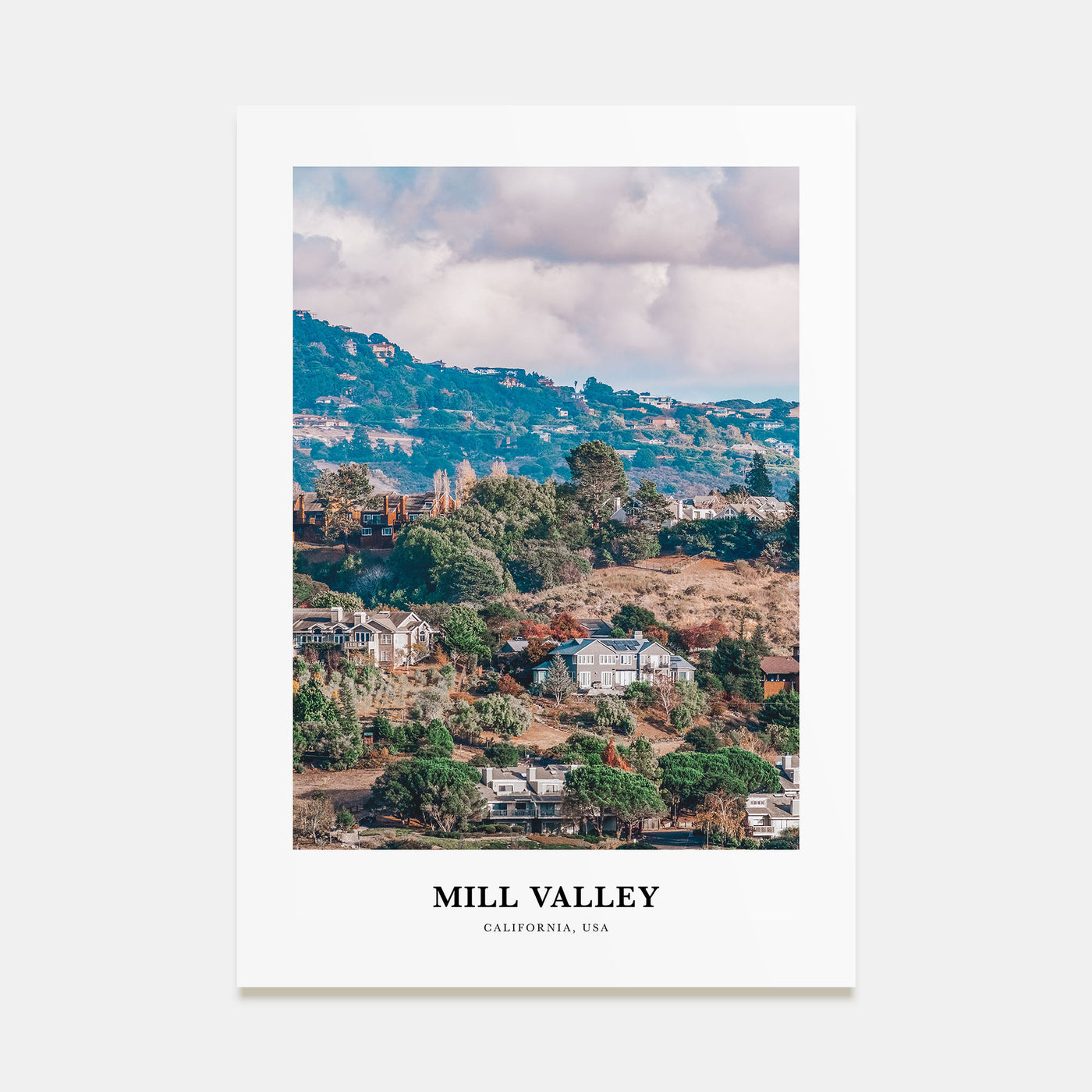 Mill Valley Portrait Color Poster