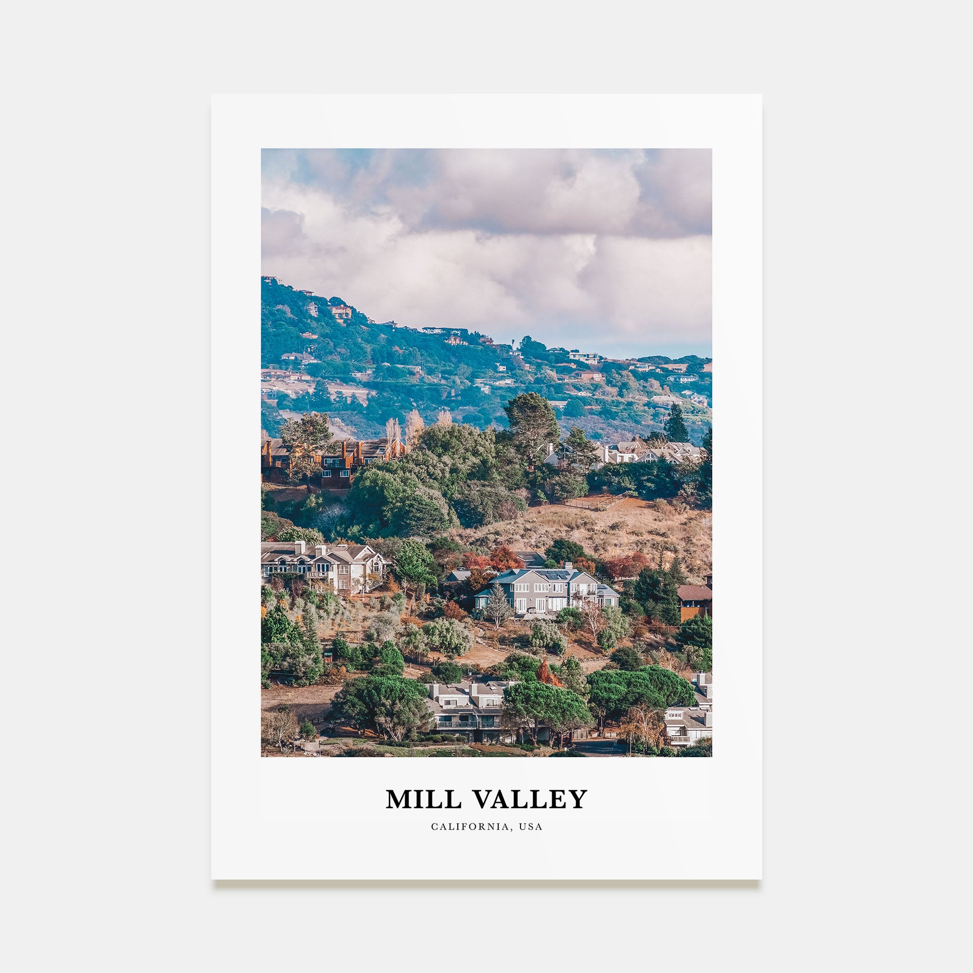 Mill Valley Portrait Color Poster