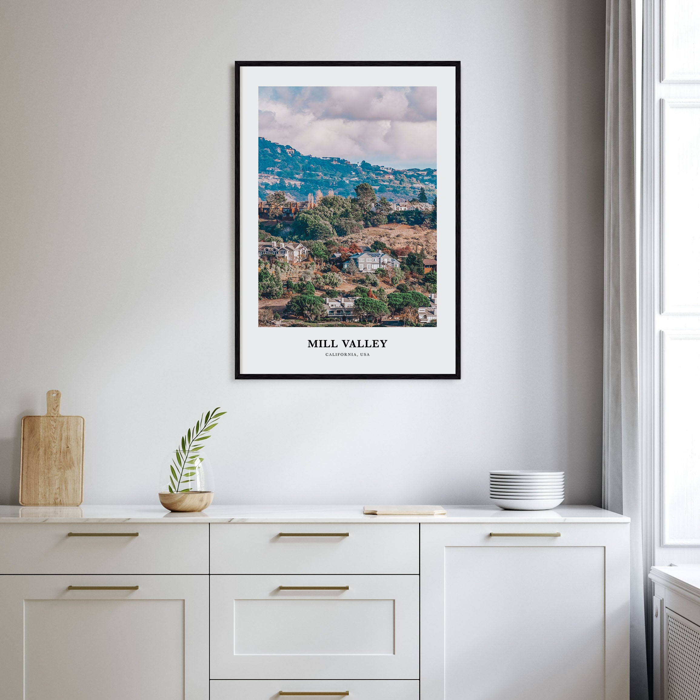 Mill Valley Portrait Color Poster