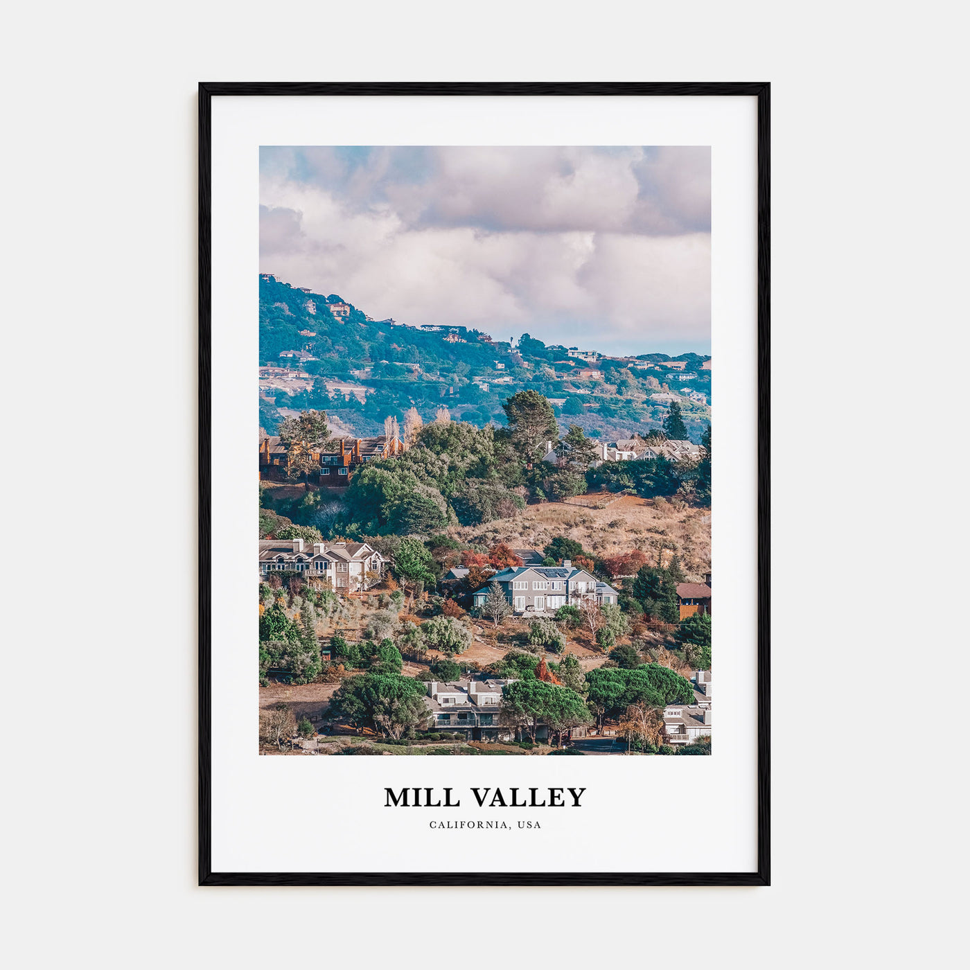 Mill Valley Portrait Color Poster