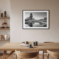 Milwaukee Landscape B&W Poster