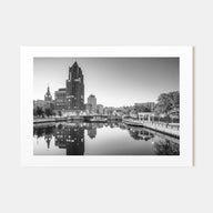Milwaukee Landscape B&W Poster