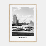 Milwaukee Portrait B&W No 2 Poster