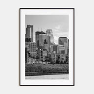Minneapolis Photo B&W No 1 Poster
