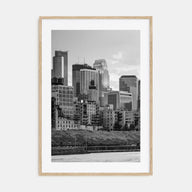Minneapolis Photo B&W No 1 Poster
