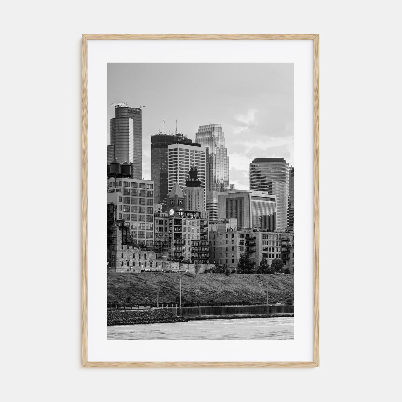 Minneapolis Photo B&W No 1 Poster