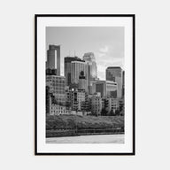 Minneapolis Photo B&W No 1 Poster