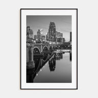 Minneapolis Photo B&W No 2 Poster