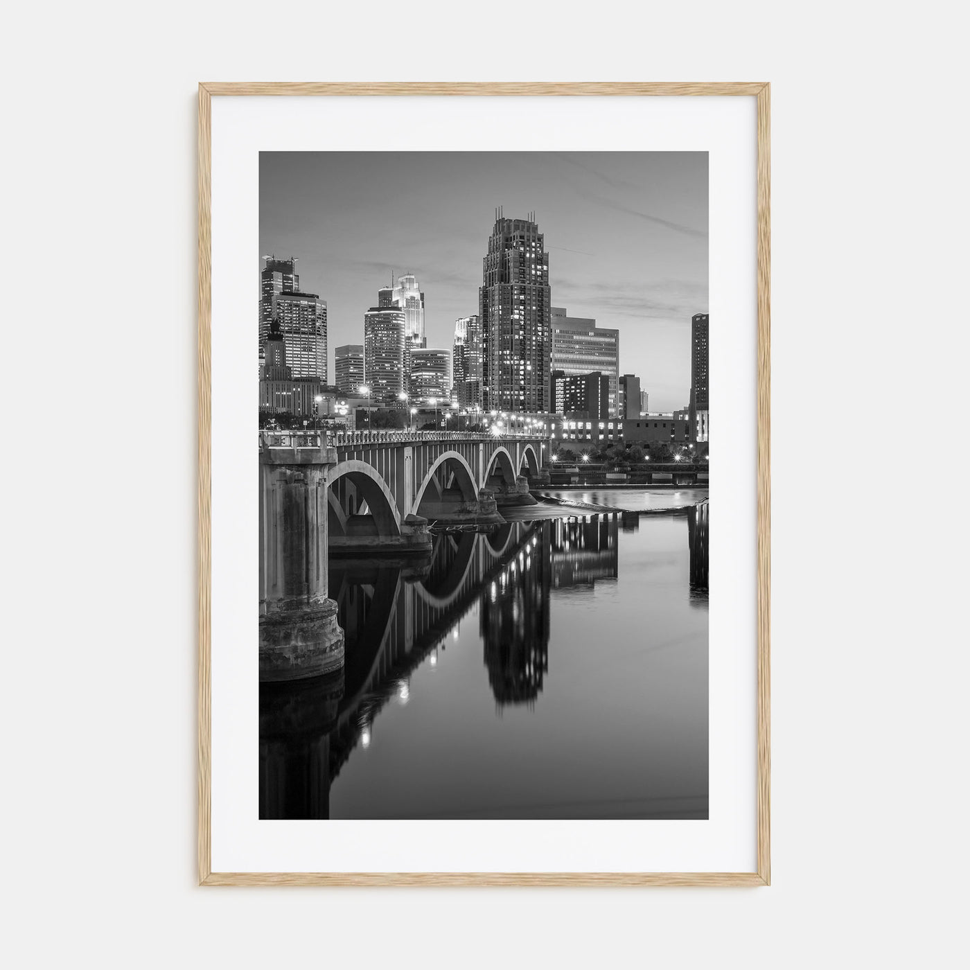 Minneapolis Photo B&W No 2 Poster
