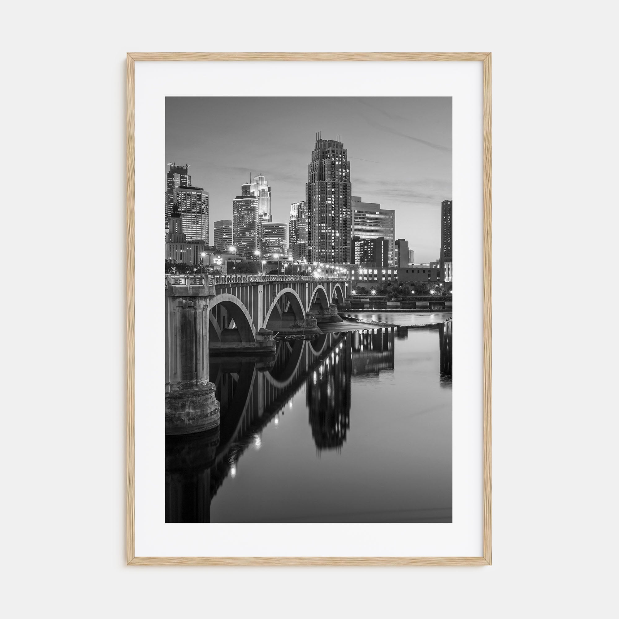 Minneapolis Photo B&W No 2 Poster