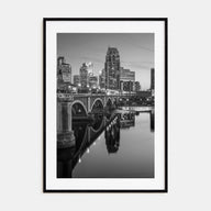 Minneapolis Photo B&W No 2 Poster