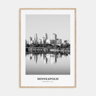 Minneapolis Portrait B&W No 2 Poster